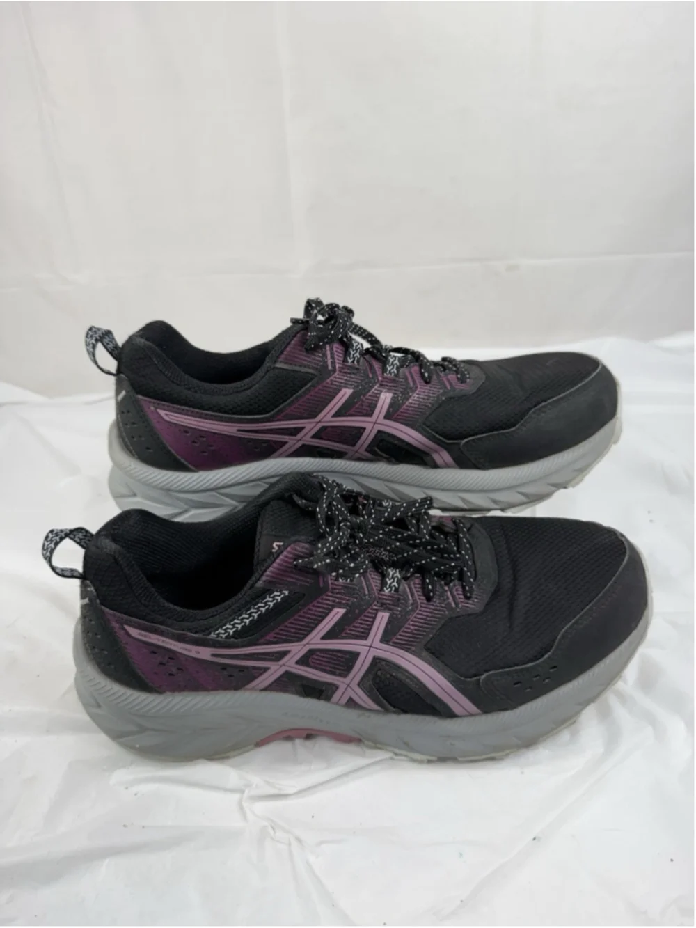 Asics Women Running Shoes Black Soft Berry Gel-Venture 9 Size 10 W